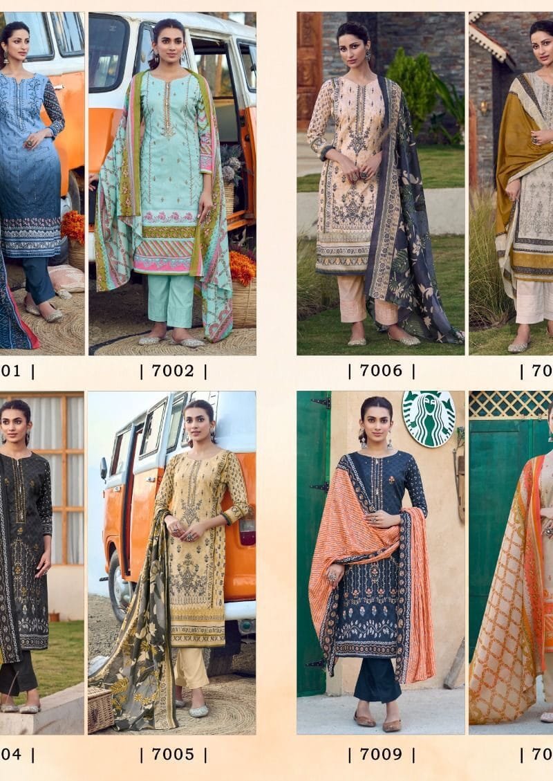 Ishaal Embroidered Vol 7