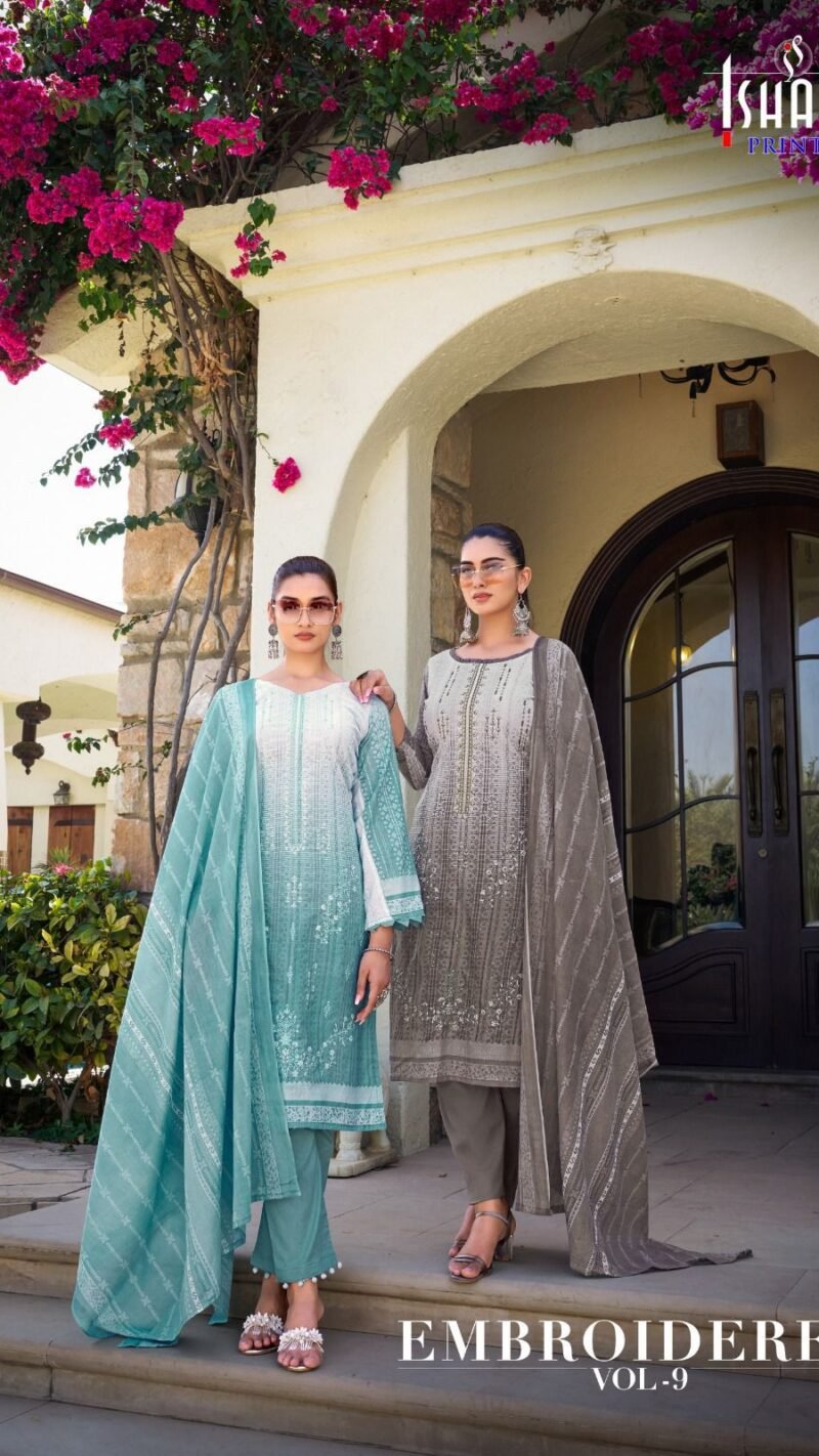 Ishaal Embroidered Vol 9