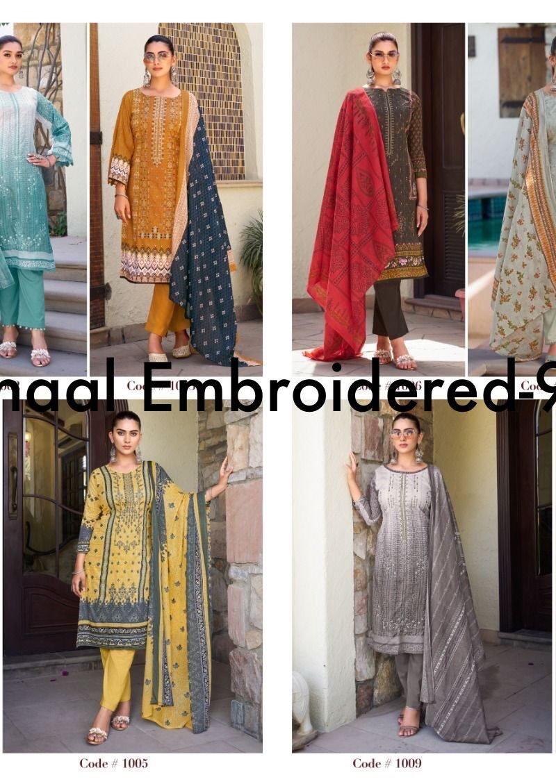 Ishaal Embroidered Vol 9