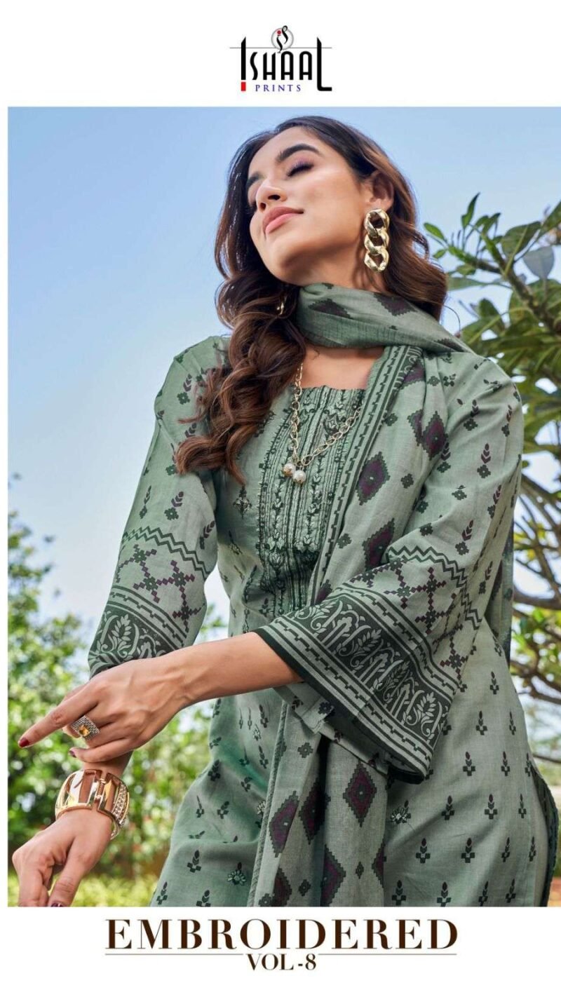 Ishaal Prints Embroidered Vol 8