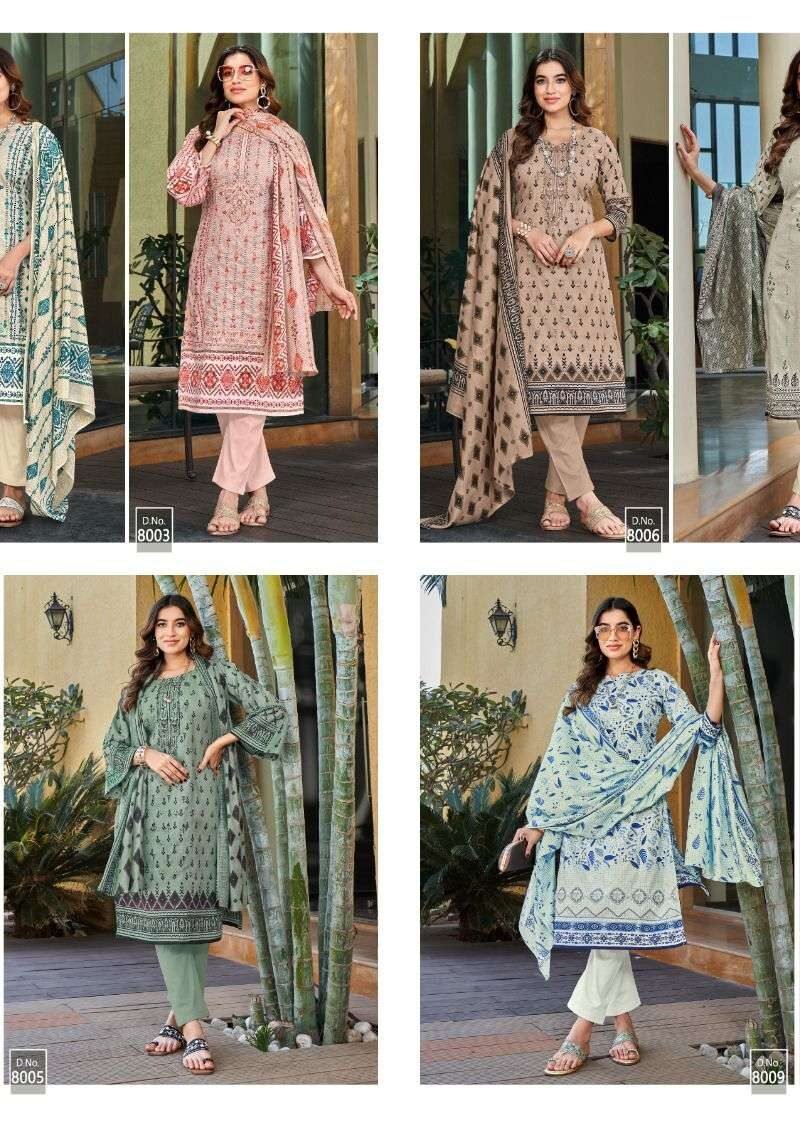 Ishaal Prints Embroidered Vol 8