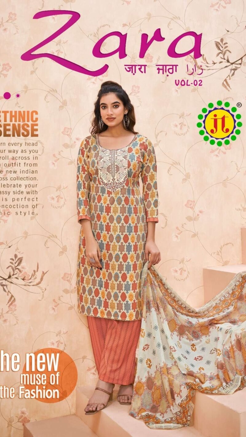 Jamatmal Tilokchand Zara Vol 2 Premium Embroidery Work
