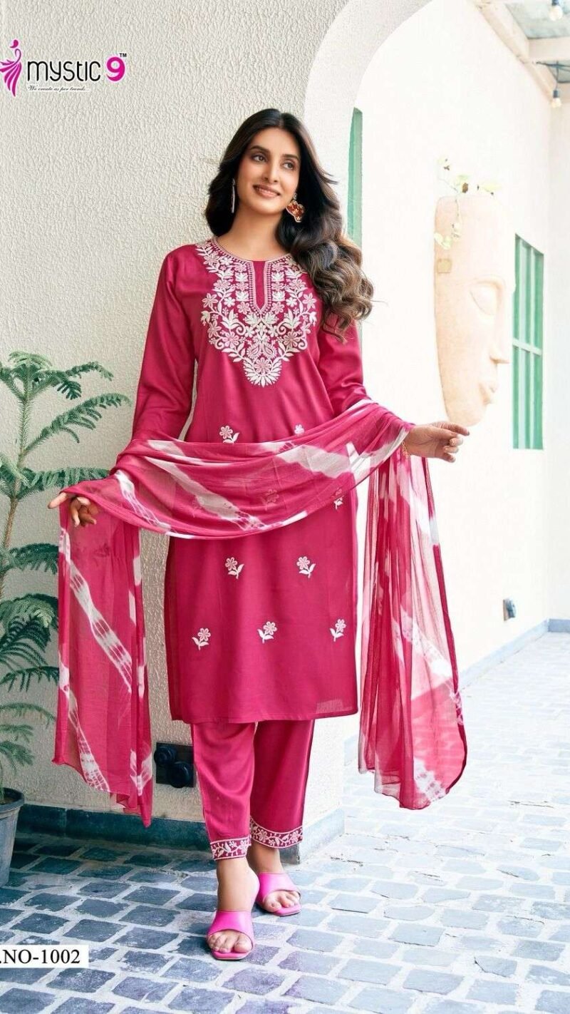 Lucknowi Style Embroidery Work Mystic Karachi Readymade Collection