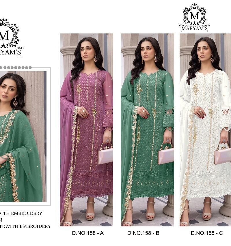 MARYAM’S – 158 Exclusively Pakistani Festive & Party Wear Collection