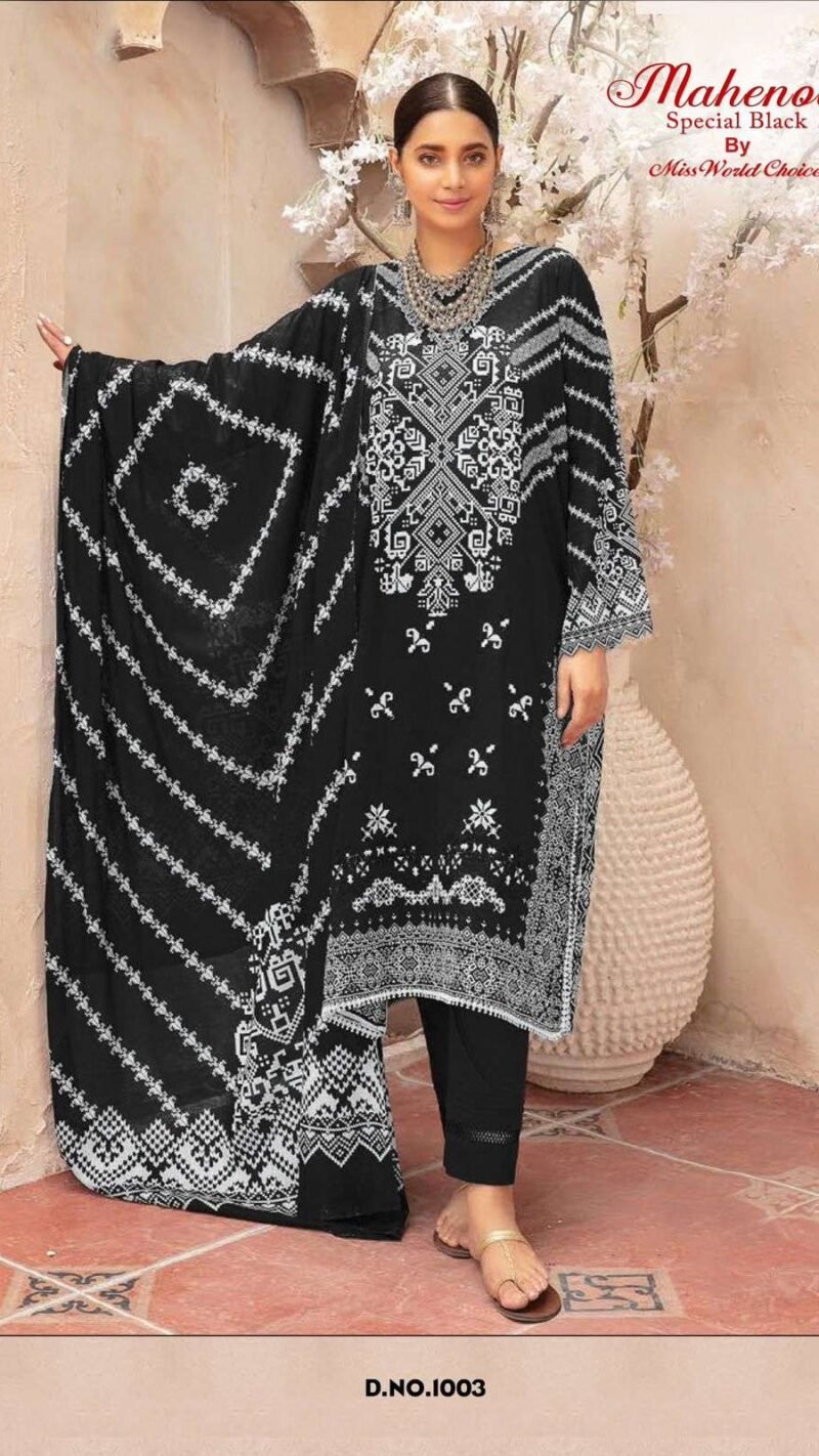 Mahenoor Special Black Missworld Choice
