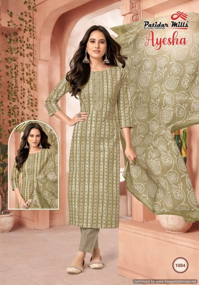 Patidar Mills Ayesha Wholesale Cotton Dress Material