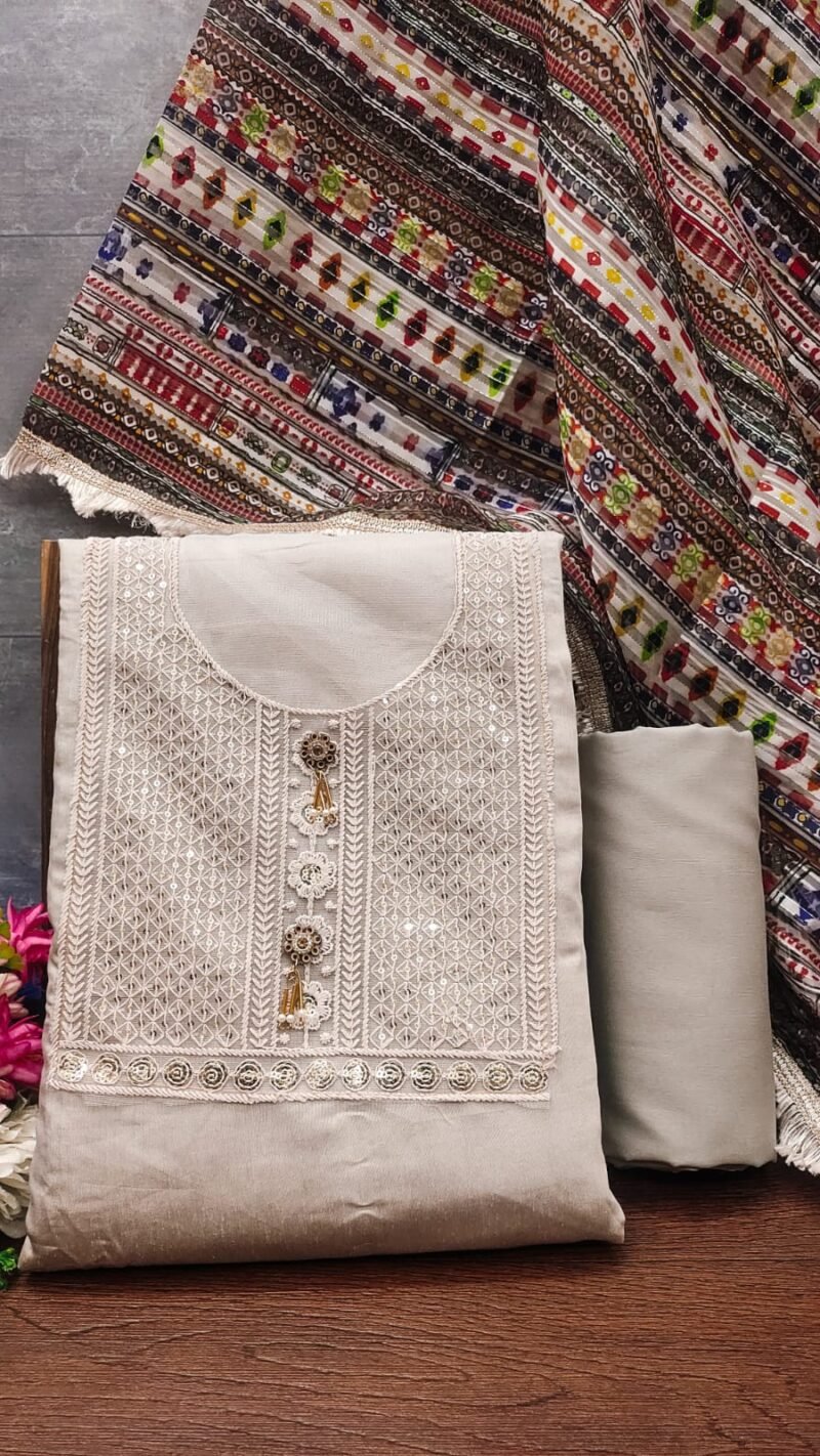 Roman Silk Wholesale Dress Material