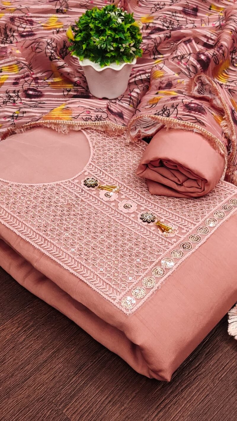 Roman Silk Wholesale Dress Material