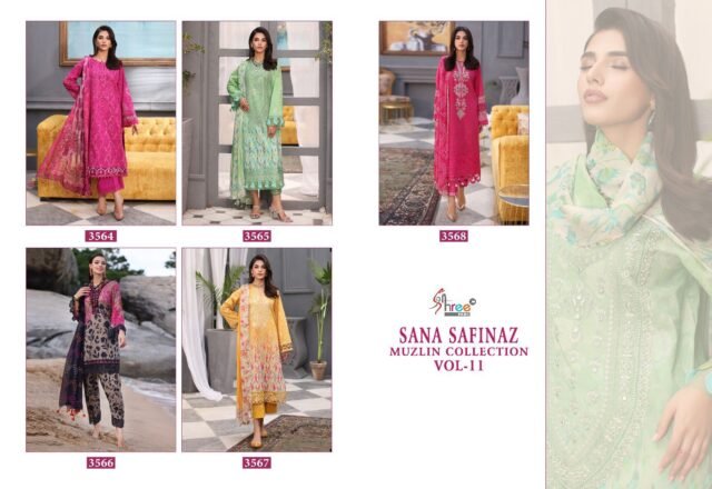 Sana Safinaz Muzlin Collection Vol 11 Shree Fab
