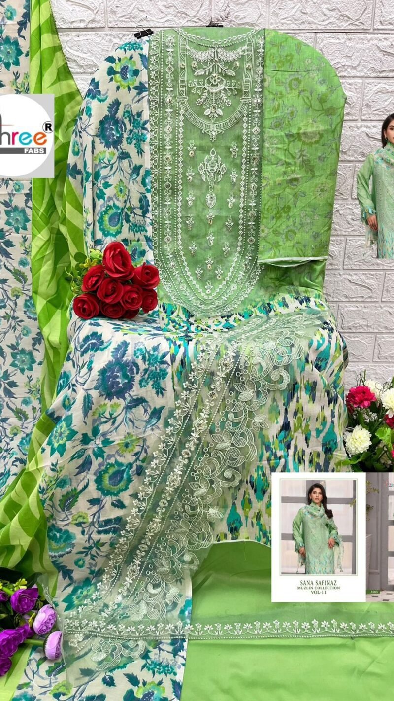 Sana Safinaz Muzlin Collection Vol 11 Shree Fab
