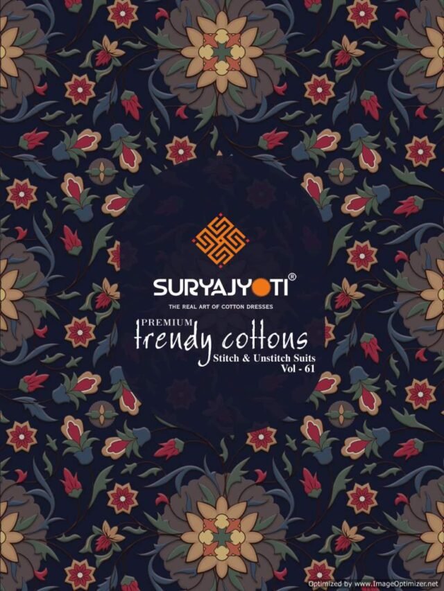 Suryajyoti Trendy Vol 61 Kurti Pant With Dupatta