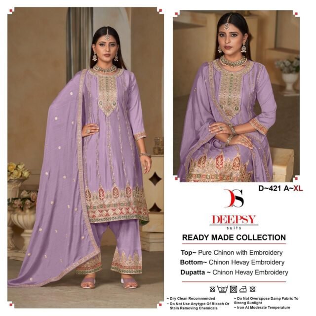 Ready To Wear Collection Deepsy Suits D-421 Abcd Colours