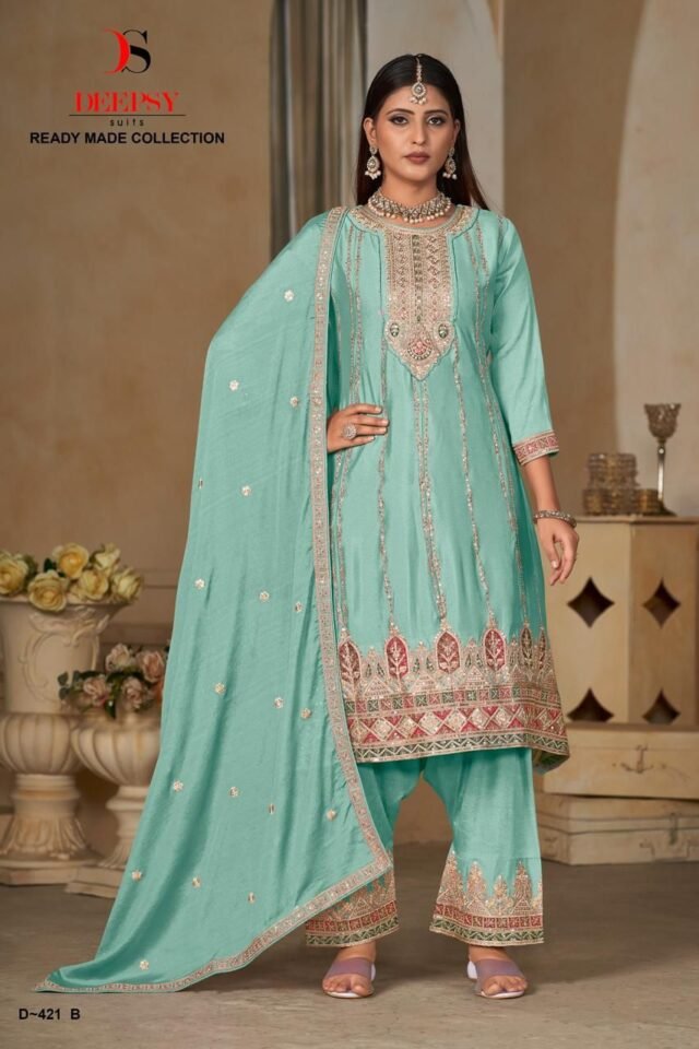 Ready To Wear Collection Deepsy Suits D-421 Abcd Colours