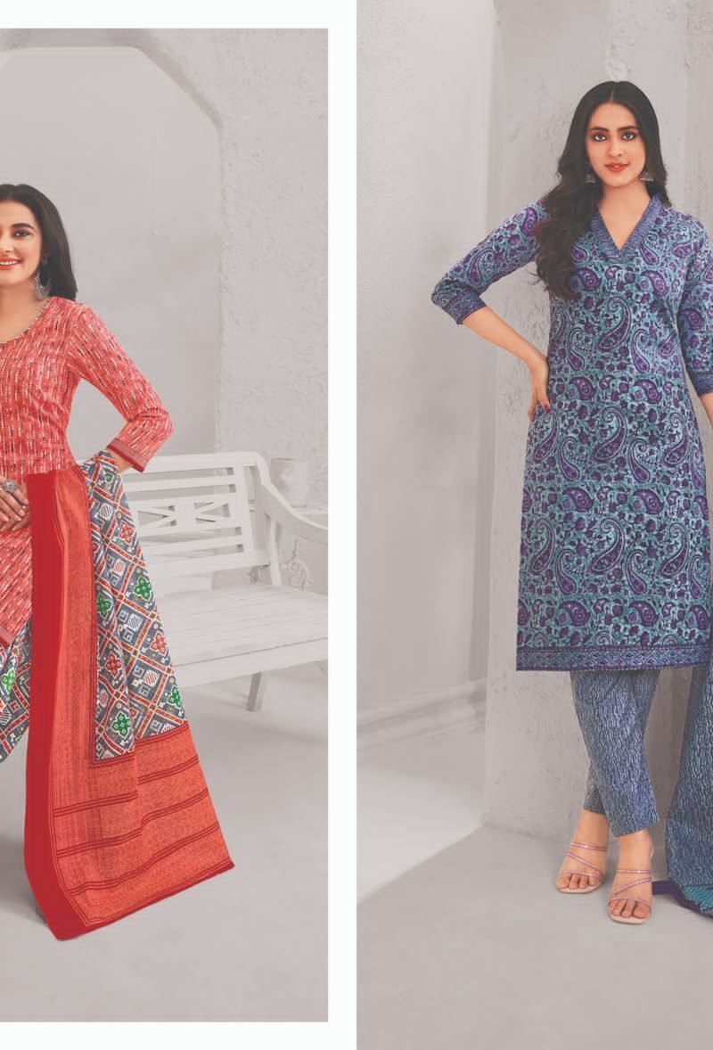 Deeptex Miss India Vol 86 Cotton Dress Material