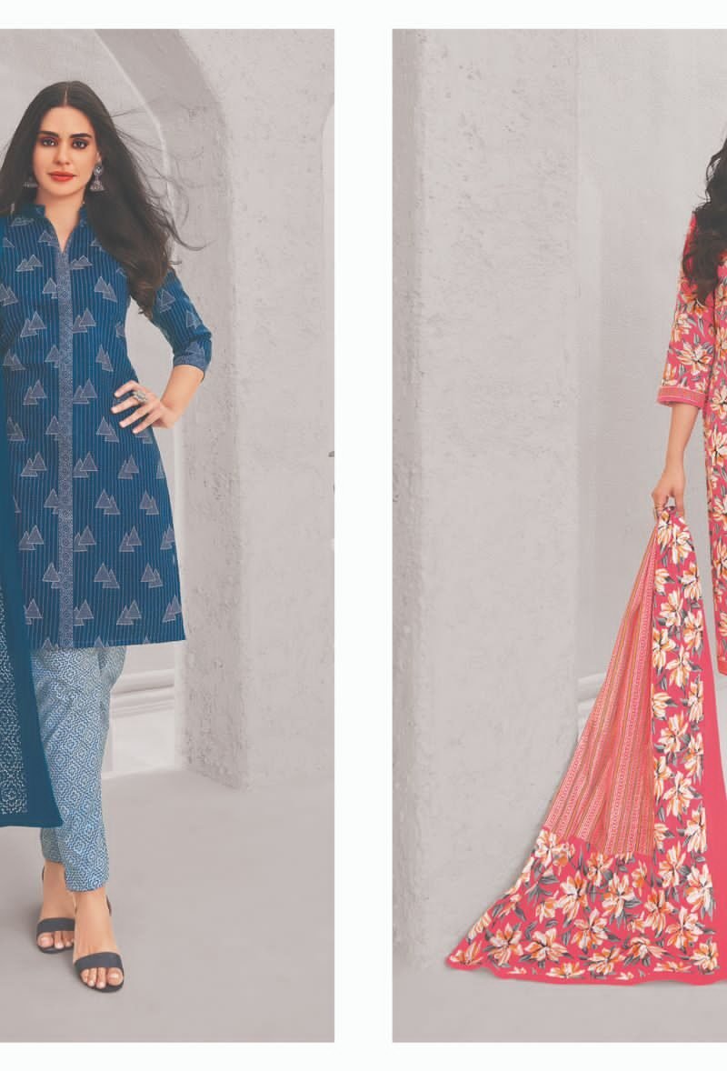 Deeptex Miss India Vol 86 Cotton Dress Material