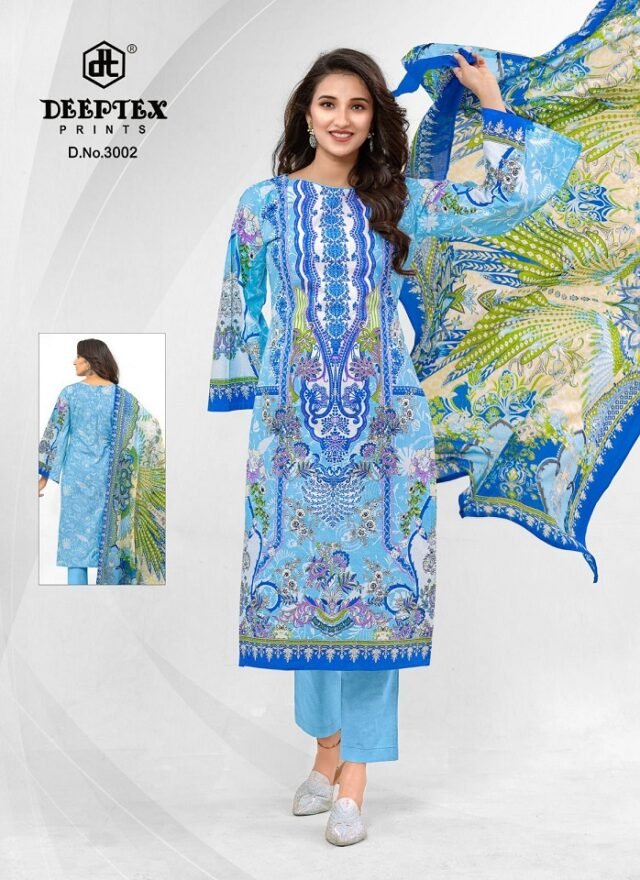 Deeptex Prints Roohi Zara Karachi Vol 3 Cotton Dress Material