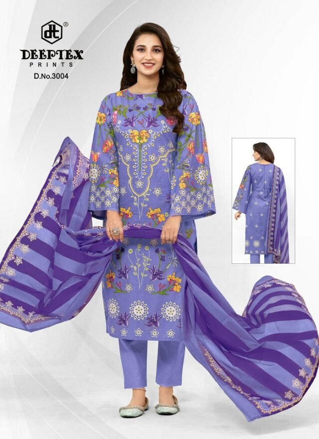 Deeptex Prints Roohi Zara Karachi Vol 3 Cotton Dress Material