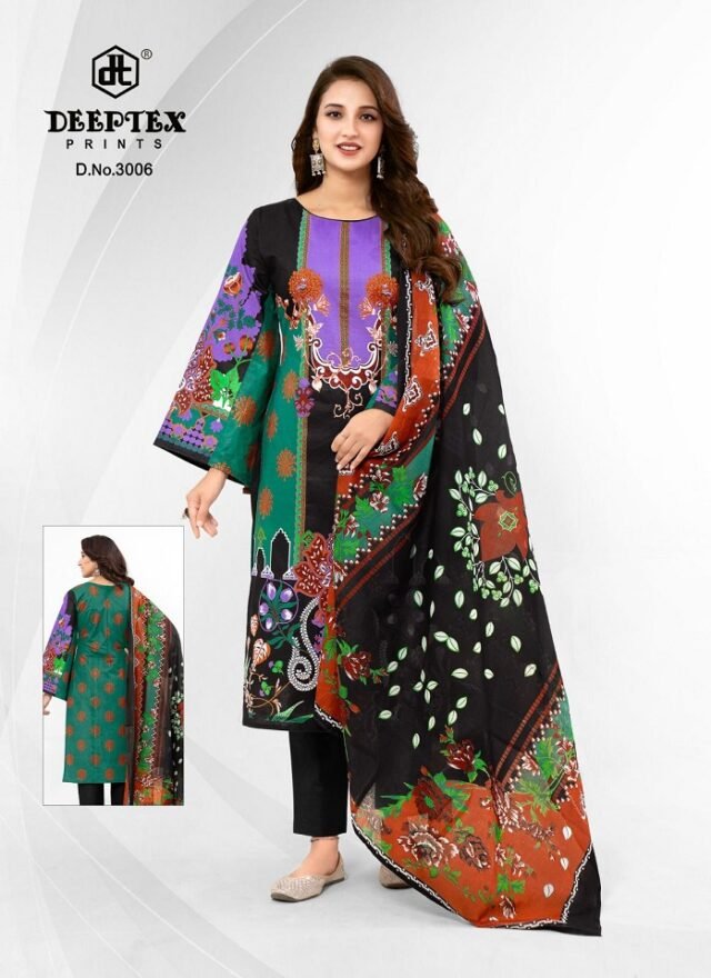 Deeptex Prints Roohi Zara Karachi Vol 3 Cotton Dress Material