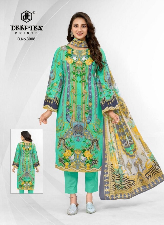 Deeptex Prints Roohi Zara Karachi Vol 3 Cotton Dress Material