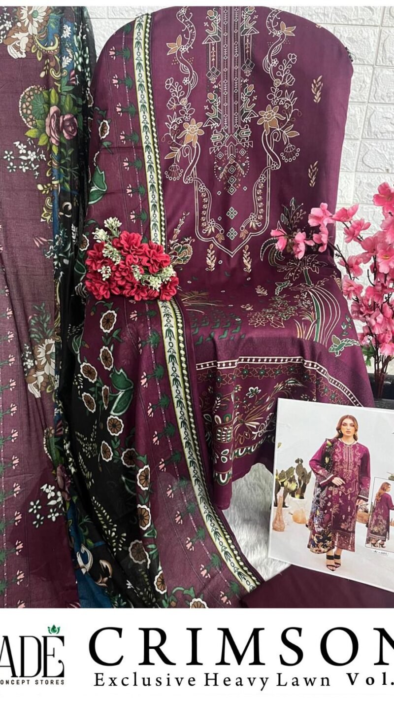 Jade Crimson Exclusive Heavy Lawn Collection Vol 6
