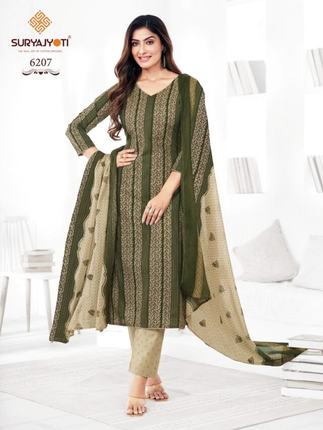 Suryajyoti Trendy Cotton Vol 62 Cotton Dress Material