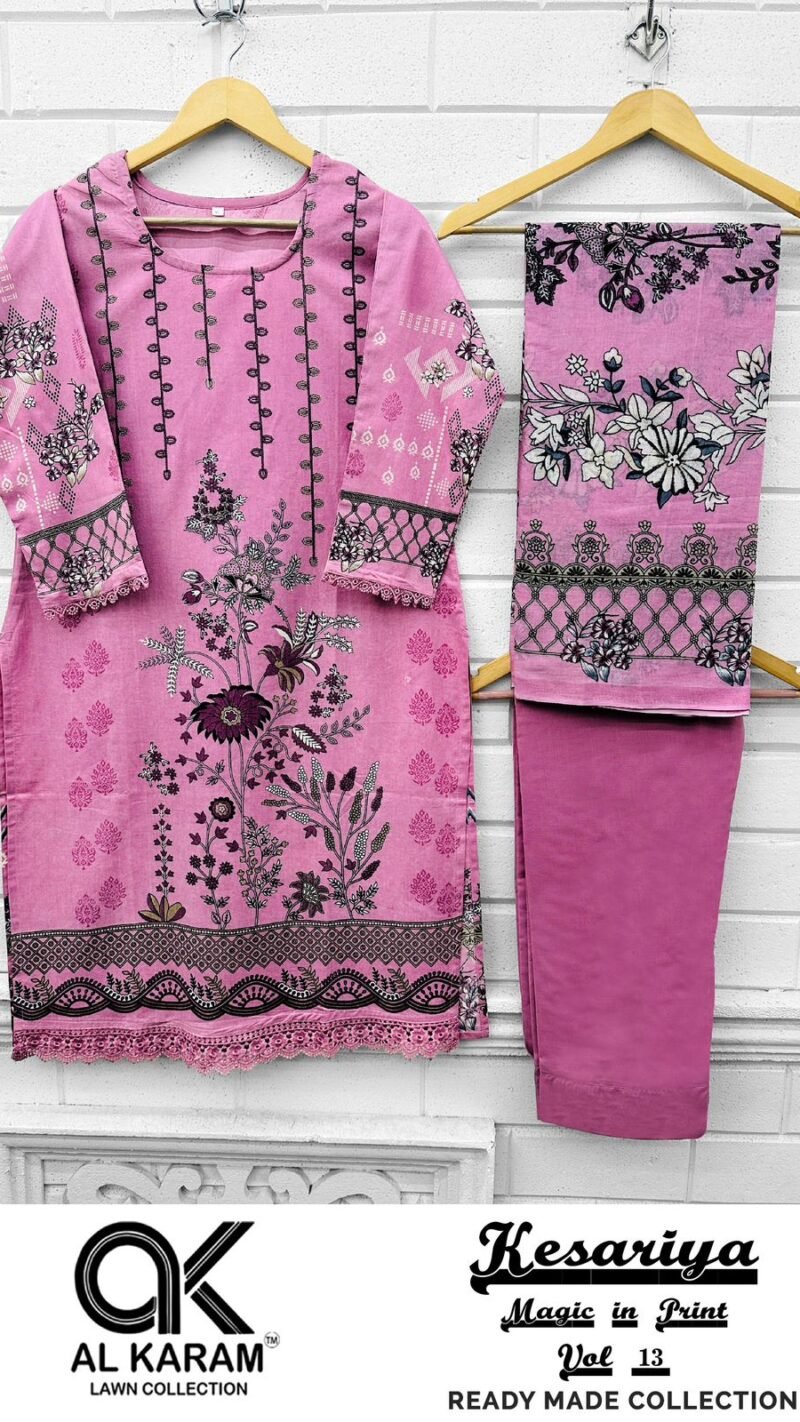 Al Karam Kesariya Vol 13 Readymade Collection