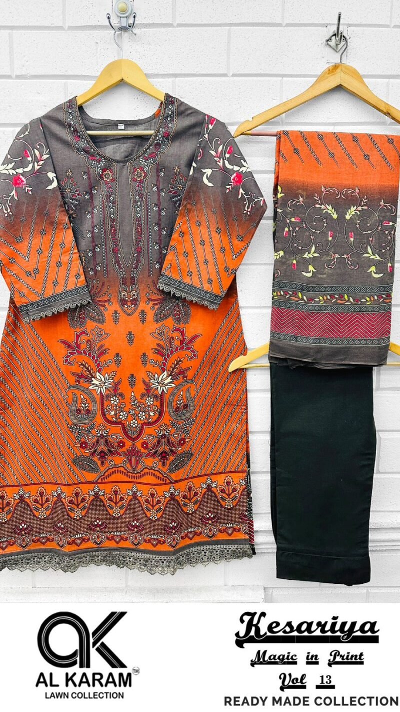 Al Karam Kesariya Vol 13 Readymade Collection