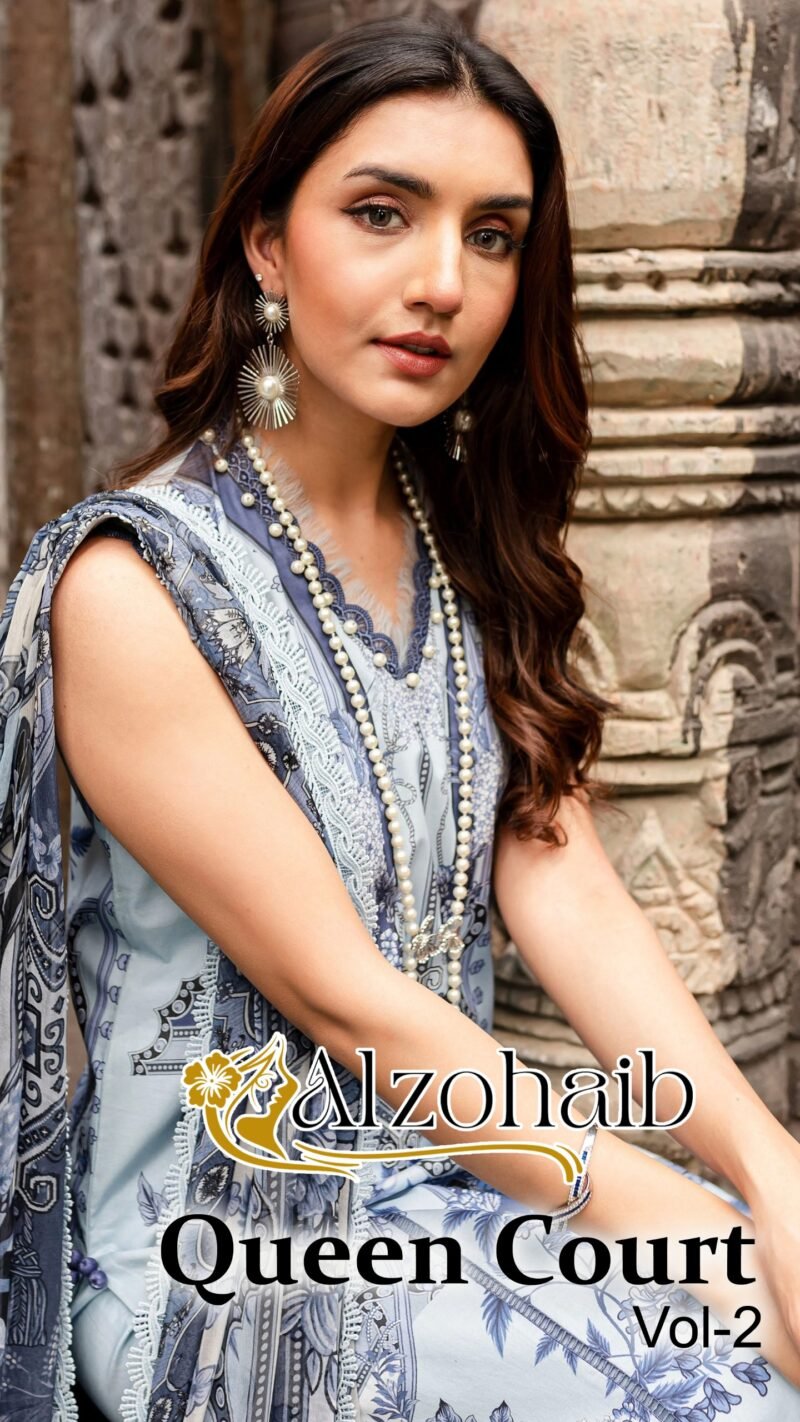 Alzohaib Queen Court Vol 2 Pakistani Suits (1)