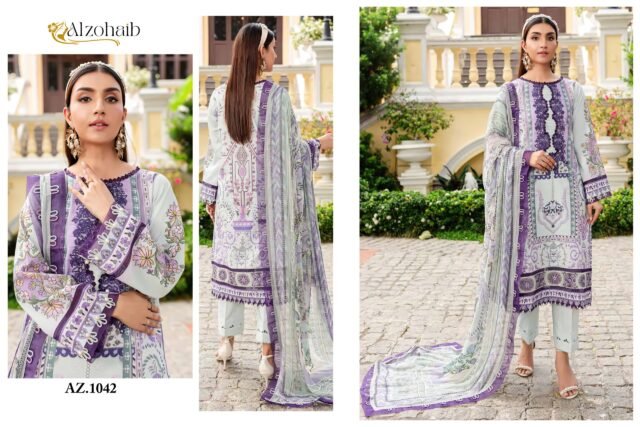 Alzohaib Queen Court Vol 2 Pakistani Suits (1)