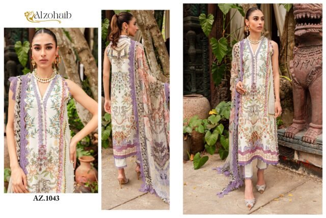 Alzohaib Queen Court Vol 2 Pakistani Suits (1)