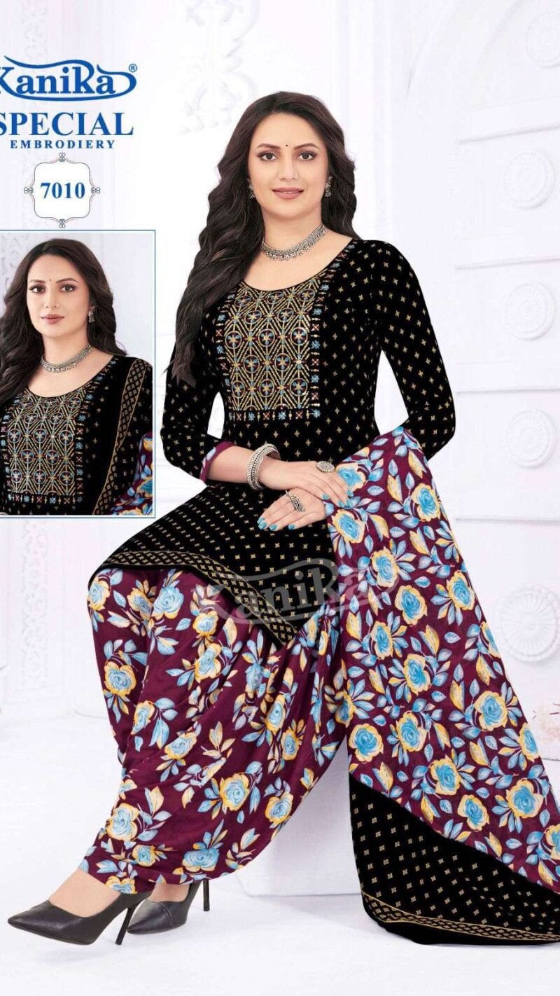Kanika Special Vol 7 Readymade Patiyala With Embroidery