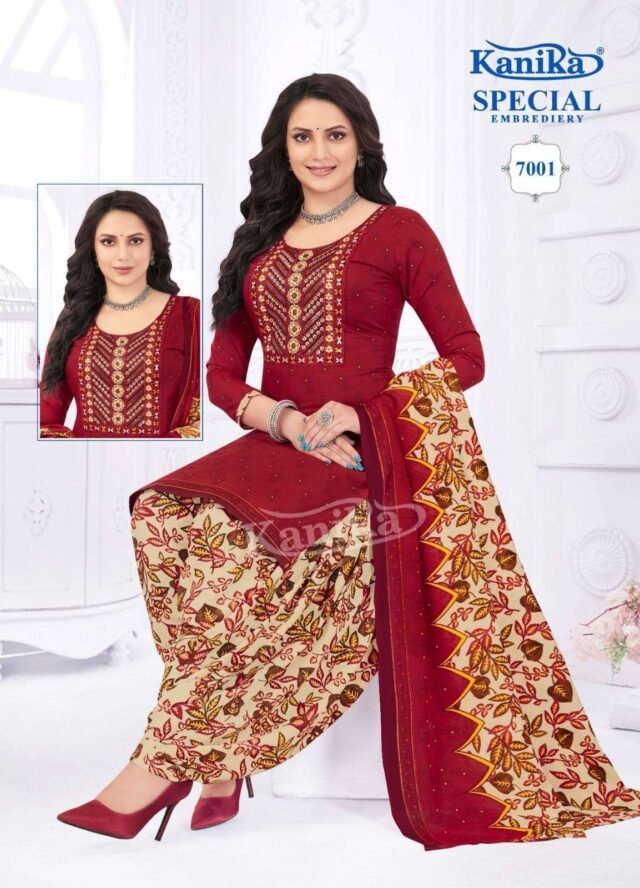 Kanika Special Vol 7 Readymade Patiyala With Embroidery