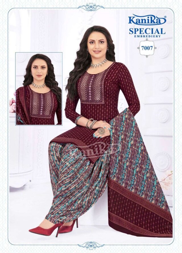 Kanika Special Vol 7 Readymade Patiyala With Embroidery