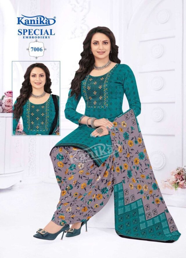 Kanika Special Vol 7 Readymade Patiyala With Embroidery