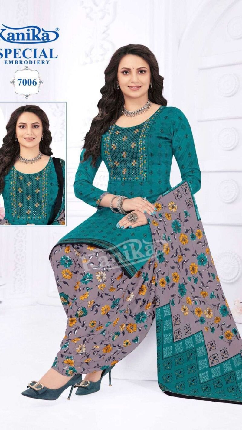 Kanika Special Vol 7 Readymade Patiyala With Embroidery