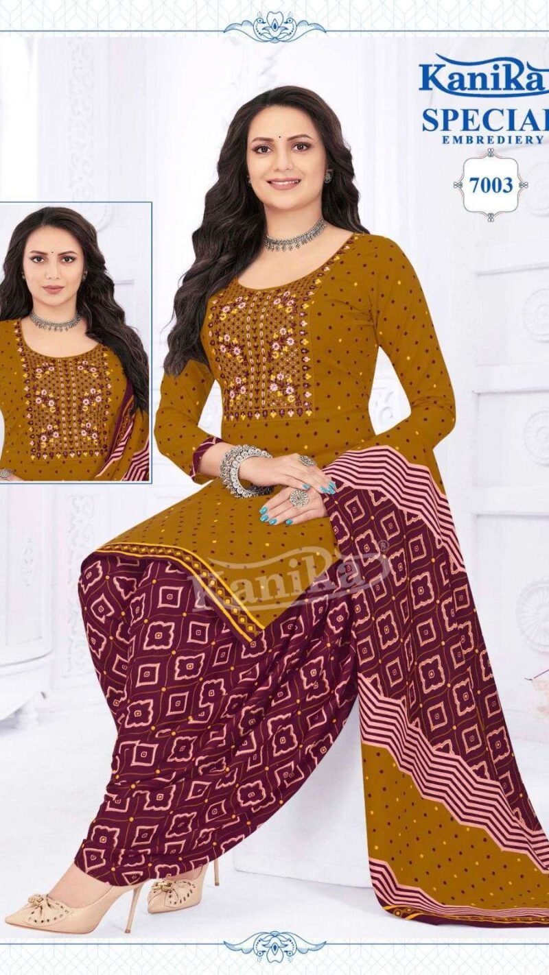 Kanika Special Vol 7 Readymade Patiyala With Embroidery