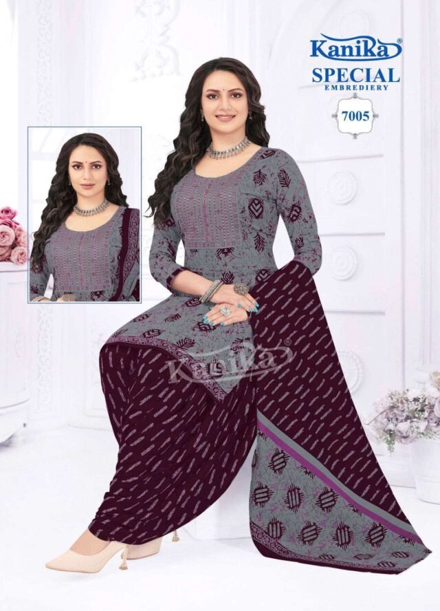 Kanika Special Vol 7 Readymade Patiyala With Embroidery