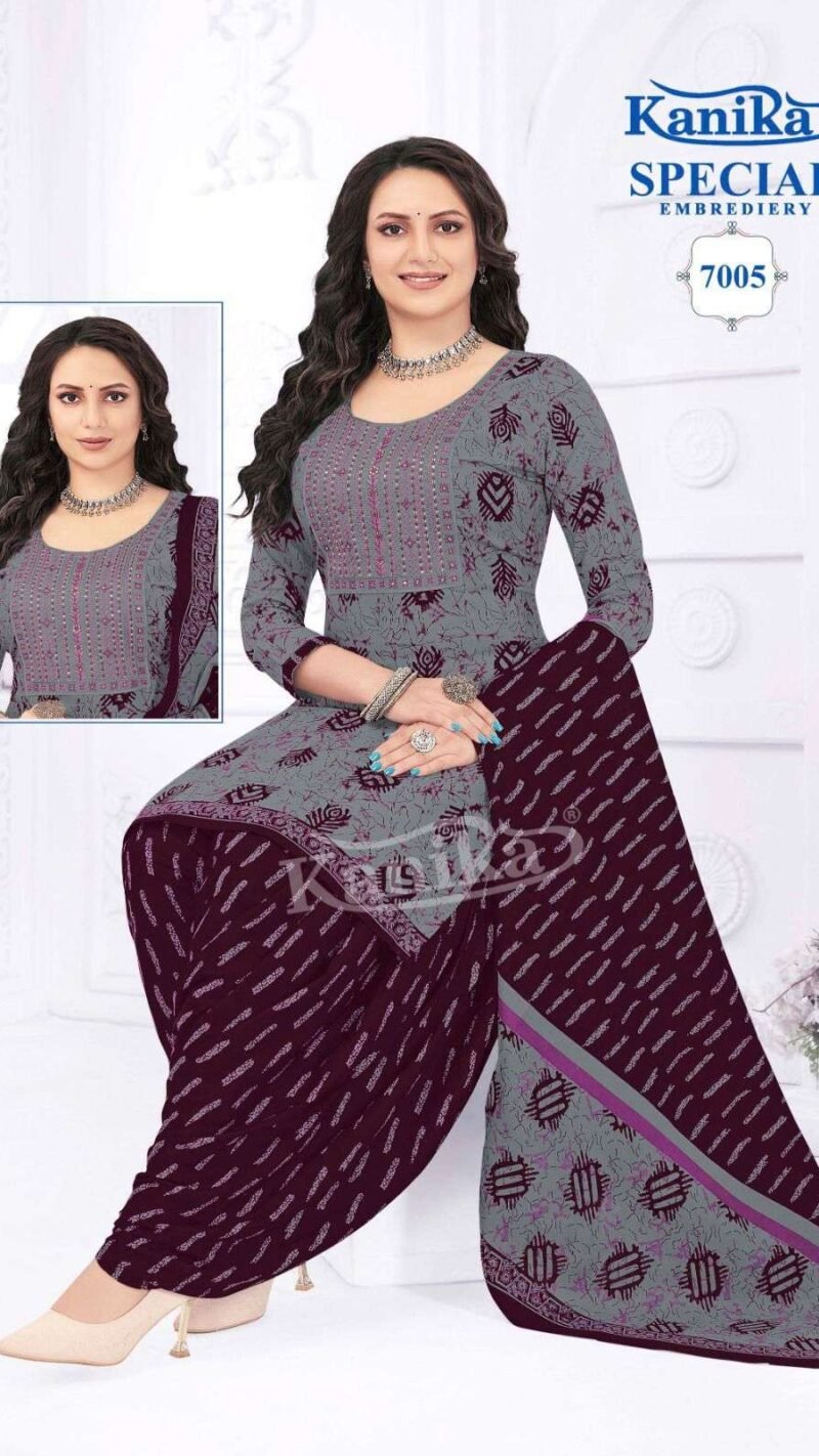 Kanika Special Vol 7 Readymade Patiyala With Embroidery