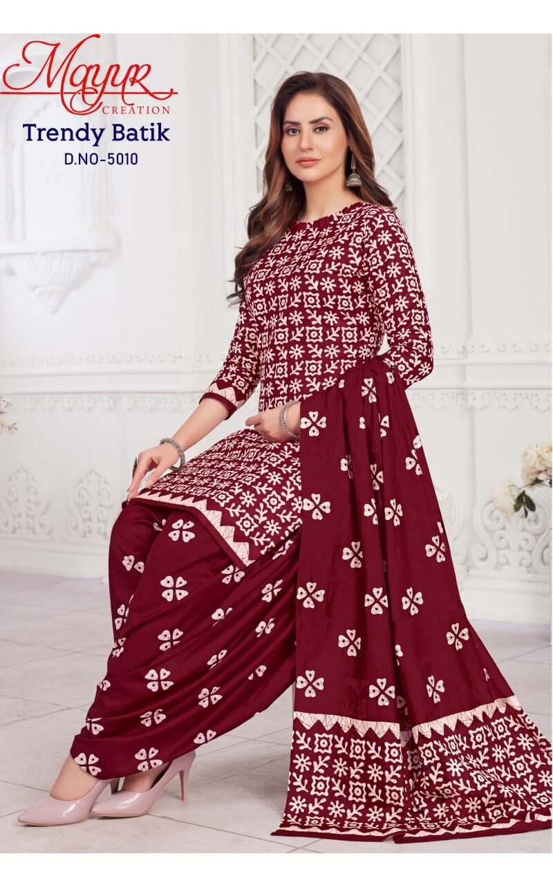 Mayur Trendy Batik Vol 5 Cotton Dress Material