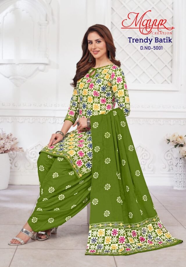 Mayur Trendy Batik Vol 5 Cotton Dress Material