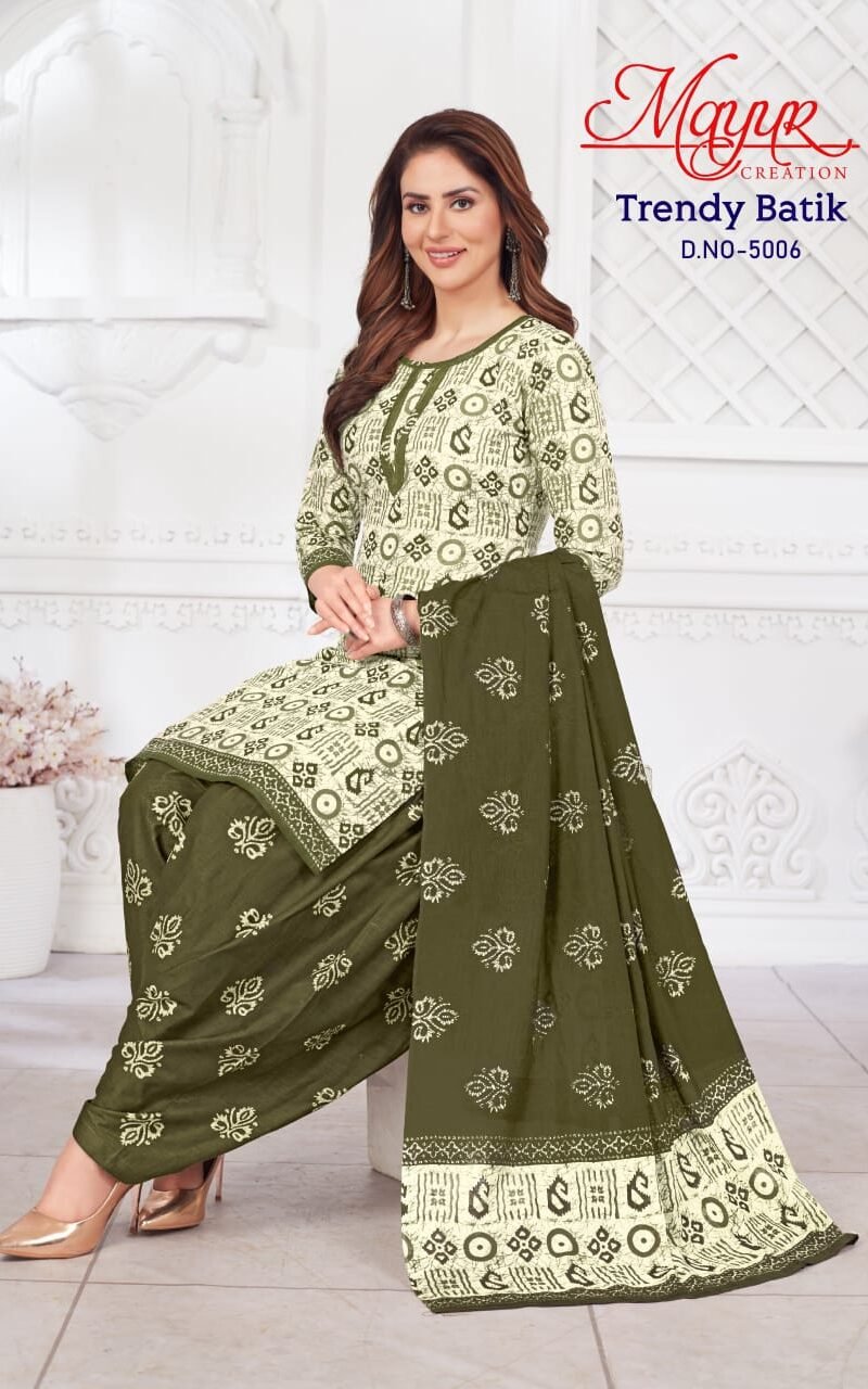 Mayur Trendy Batik Vol 5 Cotton Dress Material