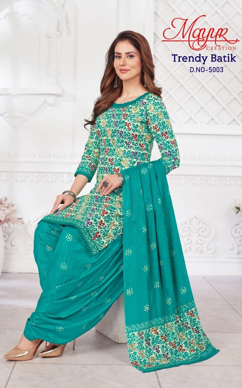 Mayur Trendy Batik Vol 5 Cotton Dress Material