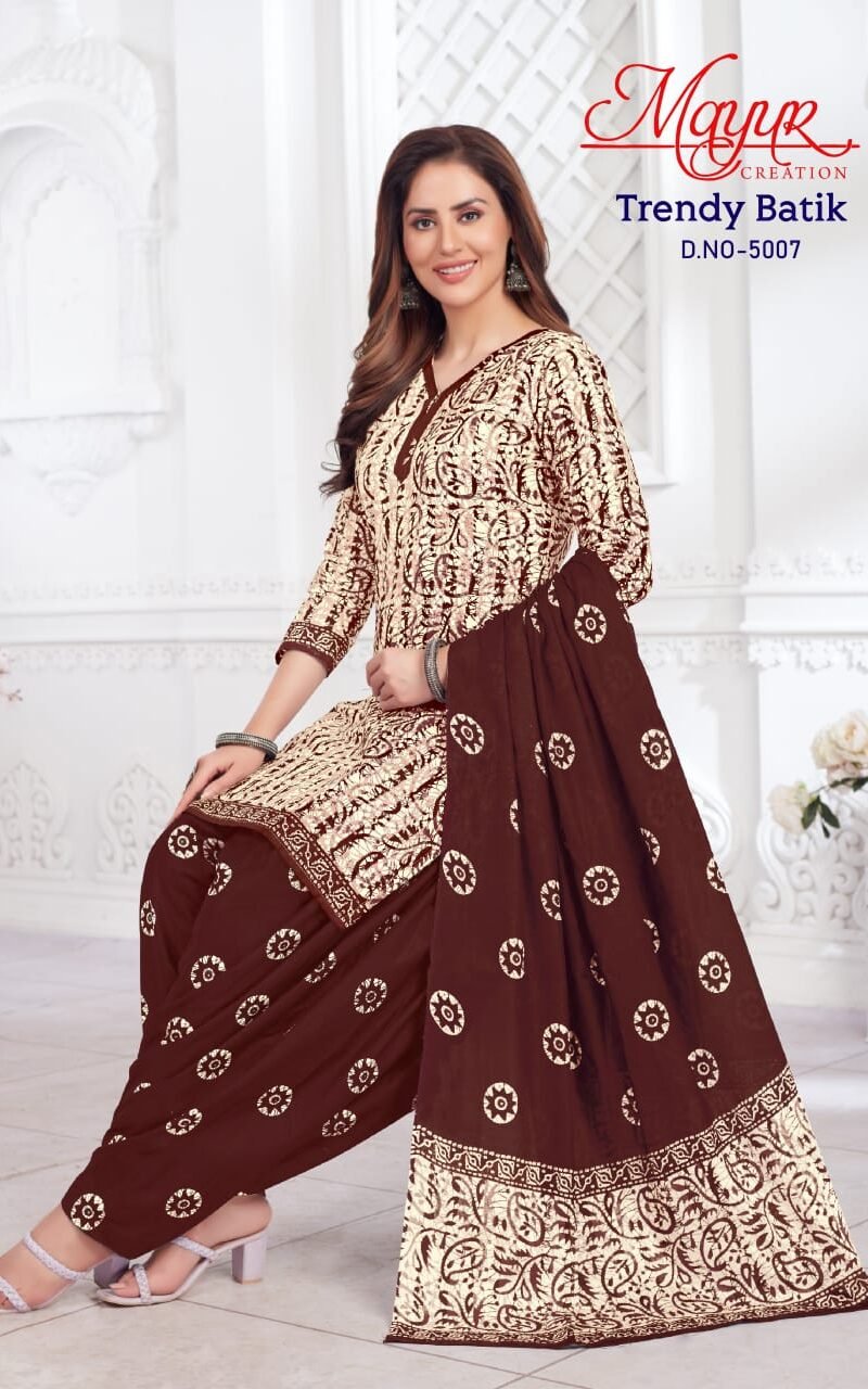 Mayur Trendy Batik Vol 5 Cotton Dress Material
