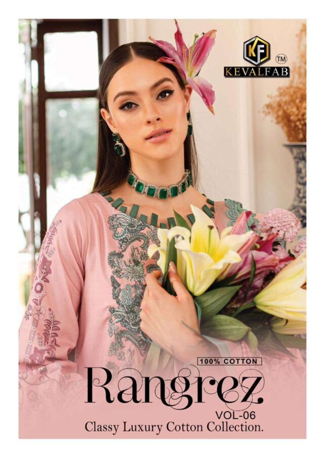 Rangrez Vol 6 Keval Fab Cotton Dress Material