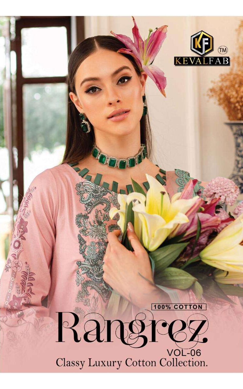 Rangrez Vol 6 Keval Fab Cotton Dress Material