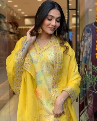 party wear kurta set for women