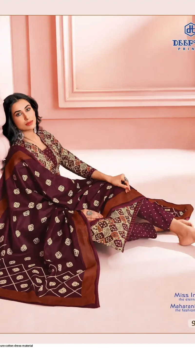 DEEPTEX MISS INDIA VOL 92 PURE COTTON DRESS MATERIAL (9)