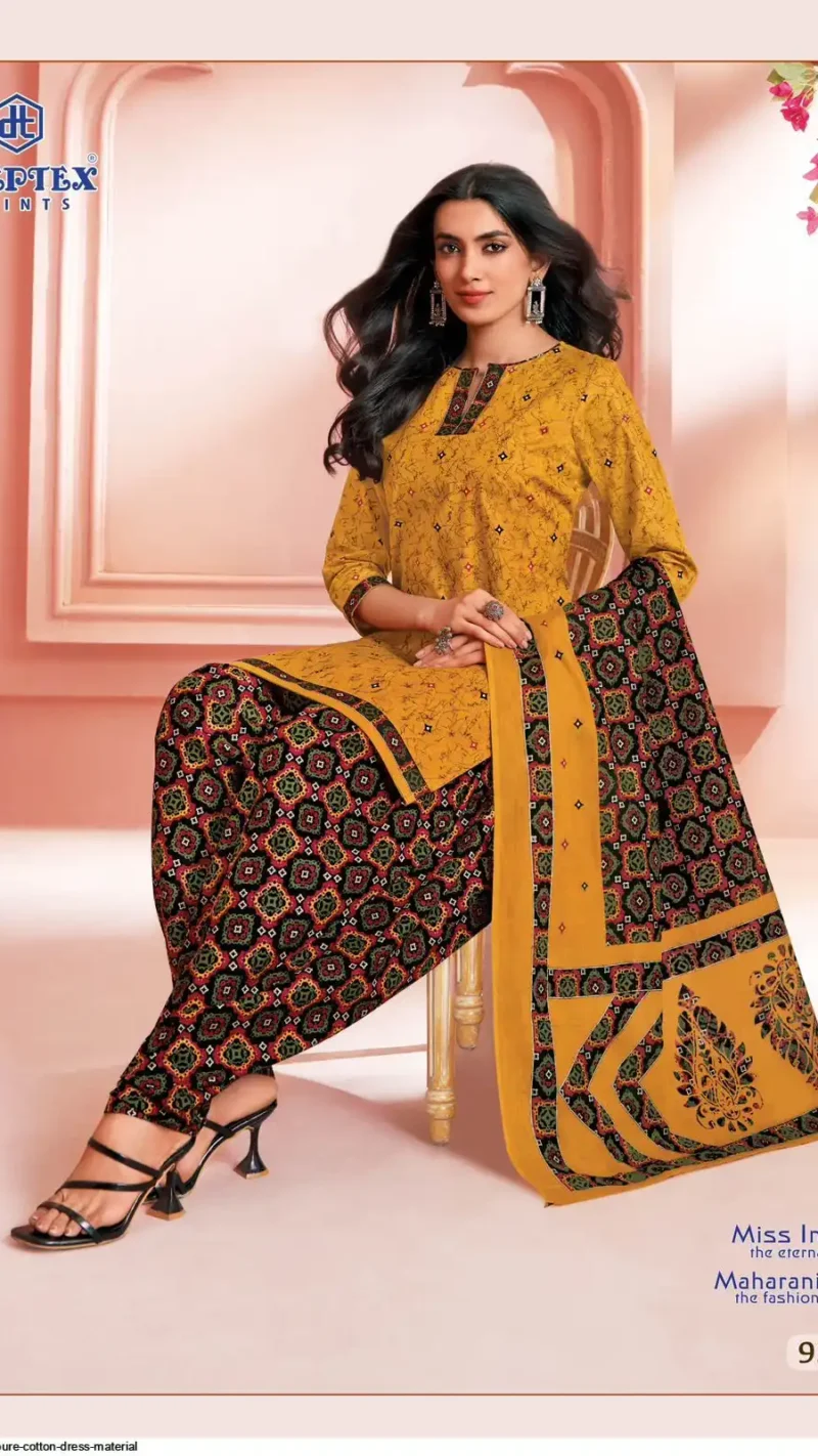DEEPTEX MISS INDIA VOL 92 PURE COTTON DRESS MATERIAL (9)