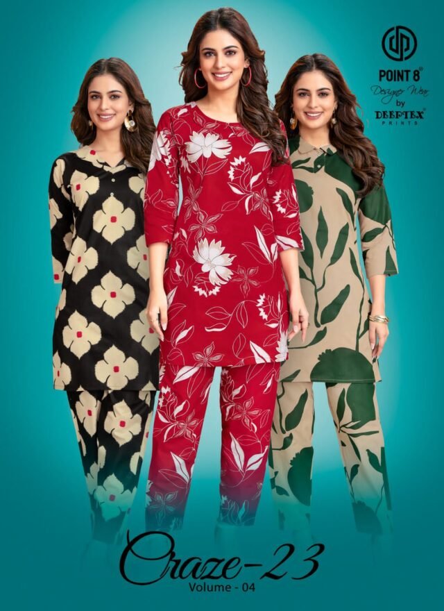 Deeptex Prints Co-ord Set Craze Vol-23 Vibrant Style (1)
