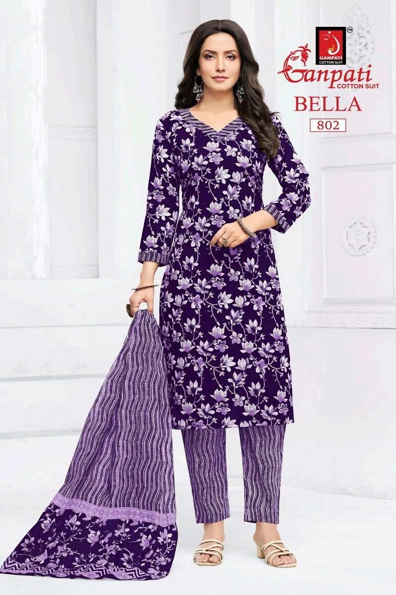 Ganapti Bella Pant Vol-8 - Dress Material (10)